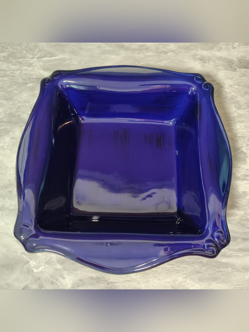 Cobalt Blue Ceramic Baking Dish